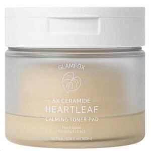 K-Beauty Glamfox Heartleaf Calming Toner Pad